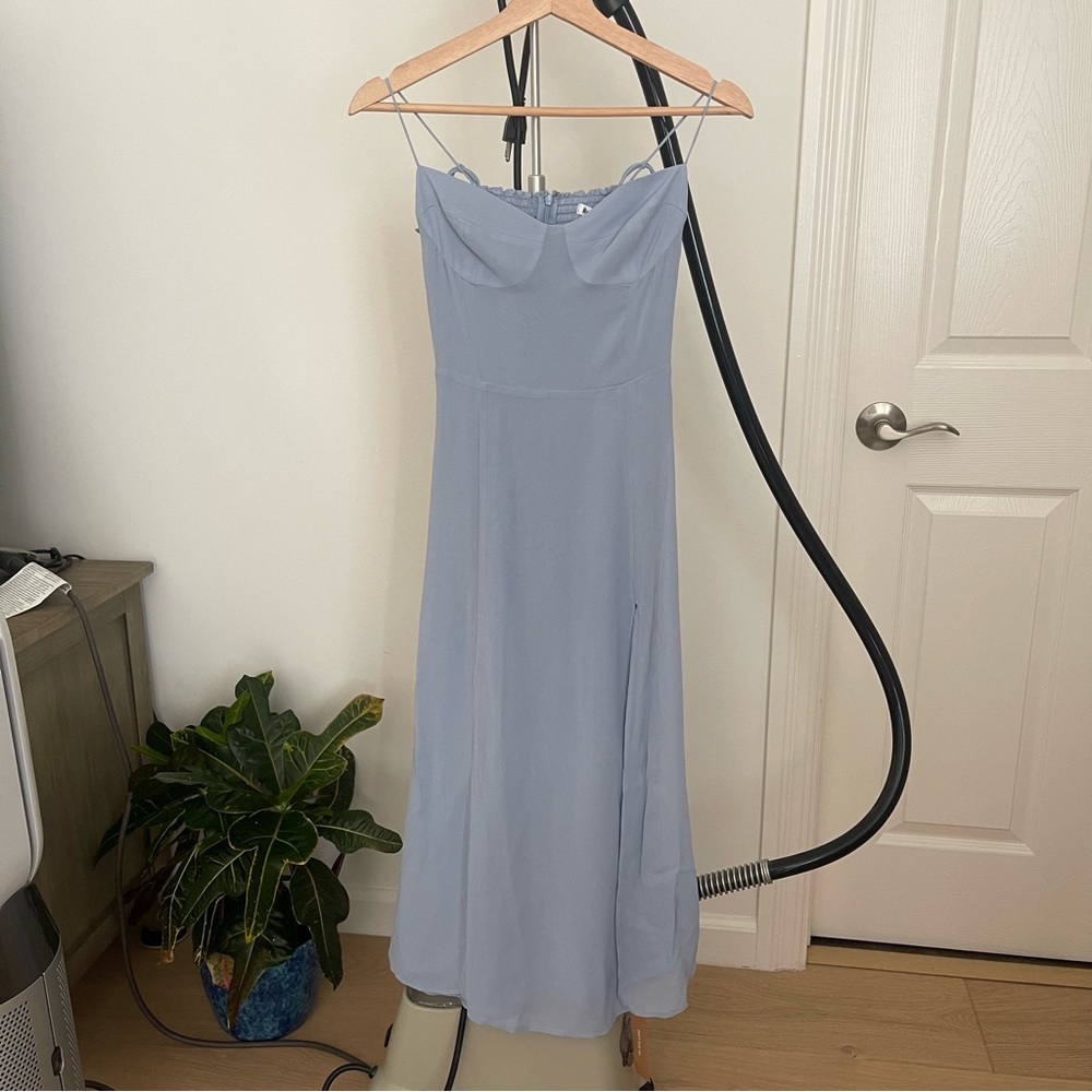 Reformation Juliette Dress Mineral Blue